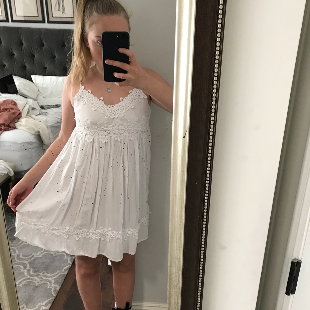 white dress